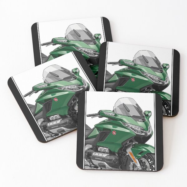 Item preview, Honda Goldwing Close-Up Touring Motorcycle Detailed Illustration designed and sold by enzoade.