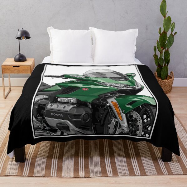 Item preview, Honda Goldwing Close-Up Touring Motorcycle Detailed Illustration designed and sold by enzoade.
