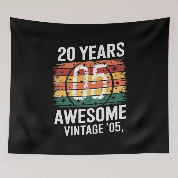 Item preview, 2005 Bday Stamp 20th Birthday 20 Year Old  designed and sold by MarryIsMonth.