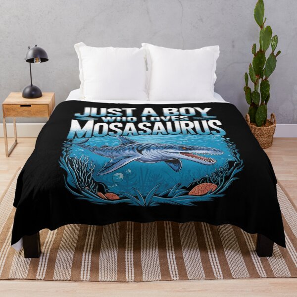 Item preview, Just a boy who loves mosasaurus for a Mosasaurus Boy designed and sold by MarkLeedsArt.