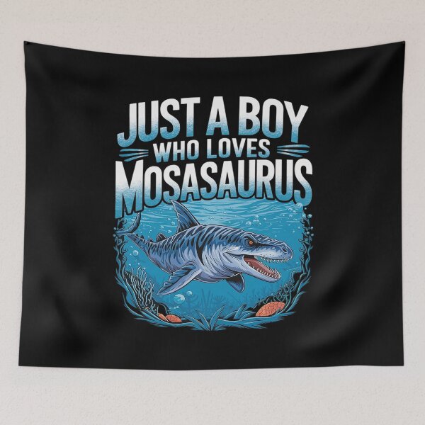 Item preview, Just a boy who loves mosasaurus for a Mosasaurus Boy  designed and sold by MarkLeedsArt.