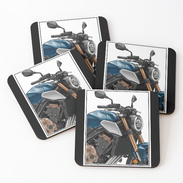 Item preview, Honda CBR 650 R Blue Close-Up Motorcycle Artwork designed and sold by enzoade.