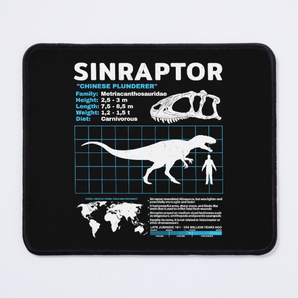 Item preview, Sinraptor Fact Sheet designed and sold by NicGrayGraphic.