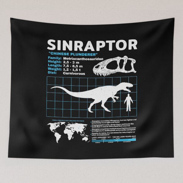 Item preview, Sinraptor Fact Sheet designed and sold by NicGrayGraphic.