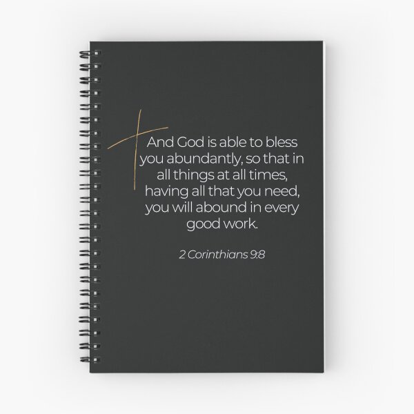 Item preview, Bible Verse 2 Corinthians 9:8 designed and sold by TonsPOD.