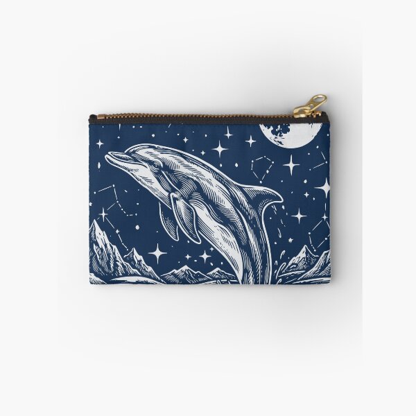 Item preview, Celestial Dolphin In Ocean Sea Creature Oceancore designed and sold by Y-Vibes.