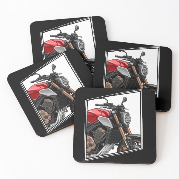 Item preview, Honda CBR 650 R Red Close-Up Sportbike Illustration designed and sold by enzoade.
