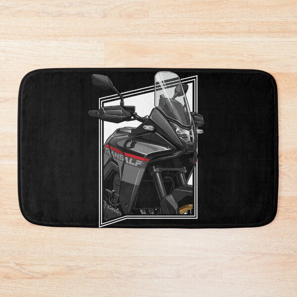 Item preview, Honda Transalp Black Close-Up Adventure Motorcycle Illustration designed and sold by enzoade.