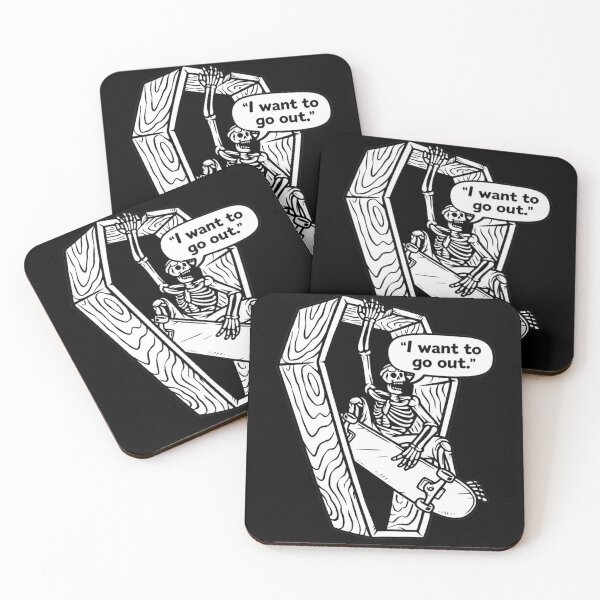 Item preview, The skeleton goes out for a walk. designed and sold by Atee Optimistic.
