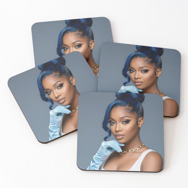 Item preview, Black woman with blue hair designed and sold by BenCoStyle.