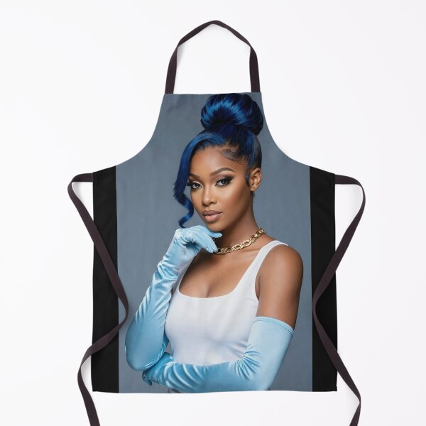 Item preview, Black woman with blue hair designed and sold by BenCoStyle.