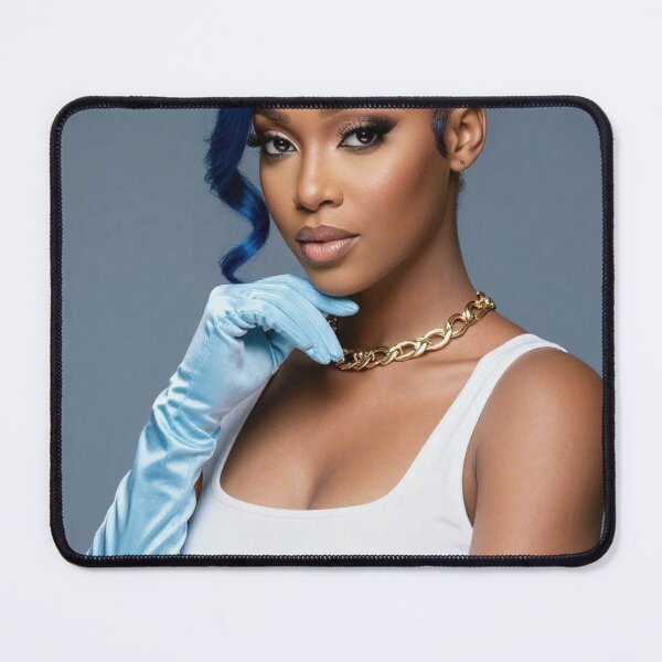 Item preview, Black woman with blue hair designed and sold by BenCoStyle.