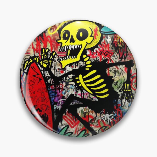 Item preview, GraffitX surfboard Chaos Oracle – Abstract Street Surreal Portrait Art designed and sold by Blackcanvas444.
