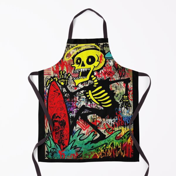 Item preview, GraffitX surfboard Chaos Oracle – Abstract Street Surreal Portrait Art designed and sold by Blackcanvas444.