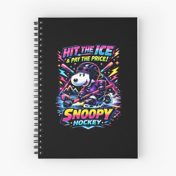 Aperçu de l'œuvre T-shirt de hockey Snoopy créée et vendue par natzeroART.