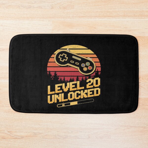 Item preview, Level 20 Unlocked Video Game 20th Birthday  designed and sold by MarryIsMonth.