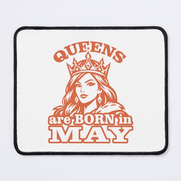 Item preview, Queens Are Born in May – Birthday Queen Crown Illustration designed and sold by TipTop GFX.