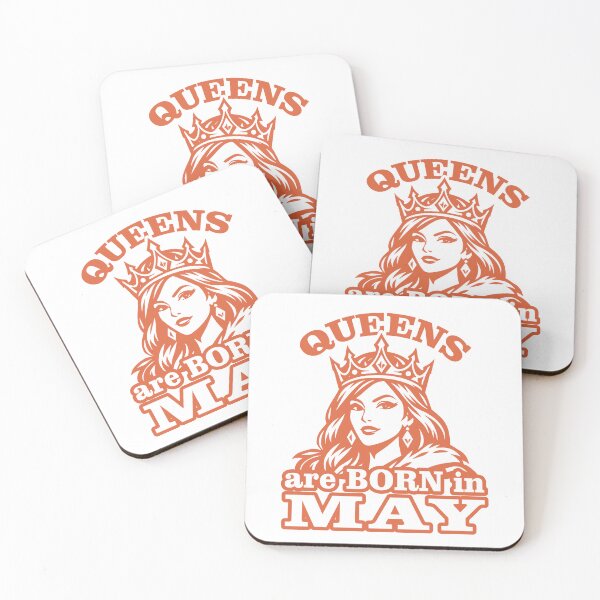 Item preview, Queens Are Born in May – Birthday Queen Crown Illustration designed and sold by TipTop GFX.