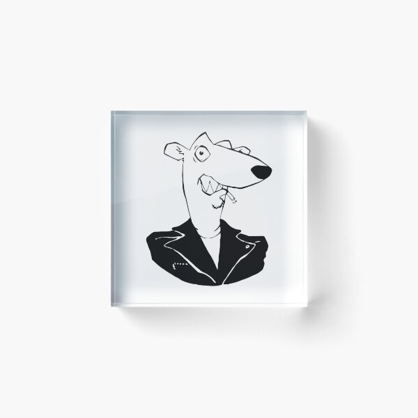 Item preview, Vintage Punk Weasel Illustration designed and sold by TheDisloyalists.