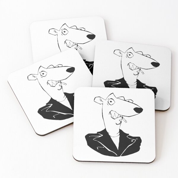 Item preview, Vintage Punk Weasel Illustration designed and sold by TheDisloyalists.