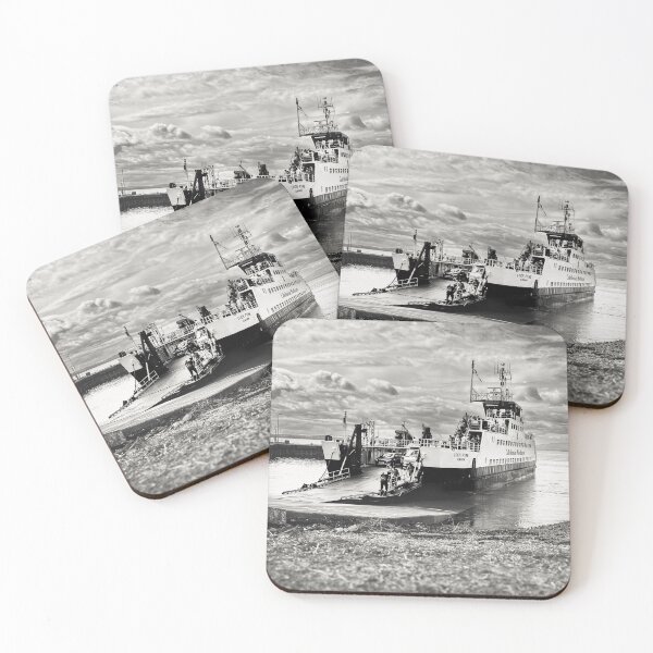 Item preview, MV Loch Fyne Largs Ferry (monochrome) designed and sold by RJW Images.