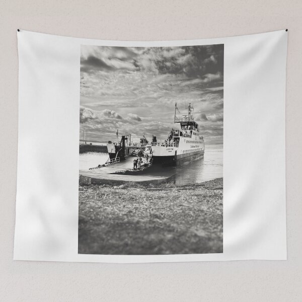 Item preview, MV Loch Fyne Largs Ferry (monochrome) designed and sold by RJW Images.