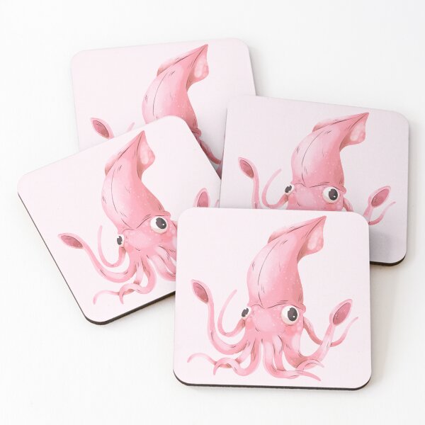 Item preview, Cute Squid Illustration Sea Ocean Creature Art designed and sold by Retr0Tshirts.