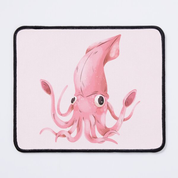Item preview, Cute Squid Illustration Sea Ocean Creature Art designed and sold by Retr0Tshirts.