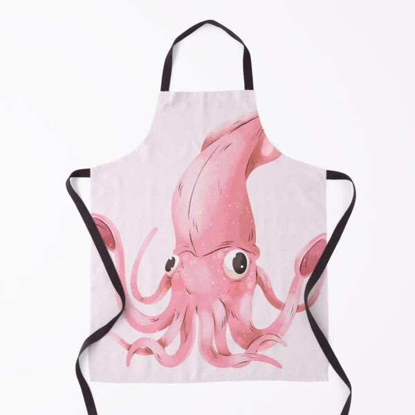 Item preview, Cute Squid Illustration Sea Ocean Creature Art designed and sold by Retr0Tshirts.
