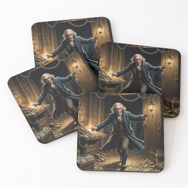 Item preview, Ebenezer Scrooge confronted by Marley ghost designed and sold by LCPcreations.