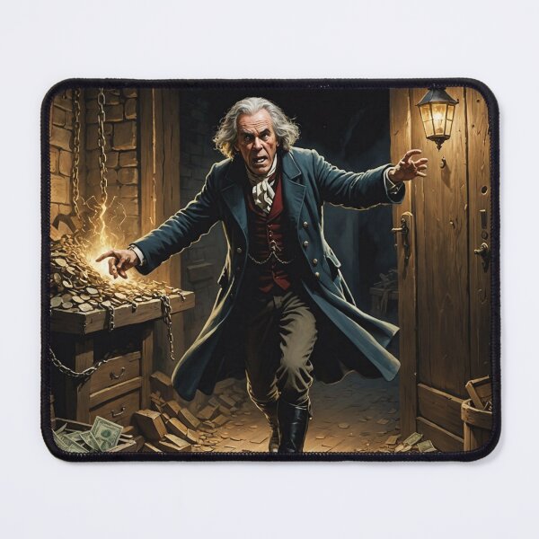 Item preview, Ebenezer Scrooge confronted by Marley ghost designed and sold by LCPcreations.