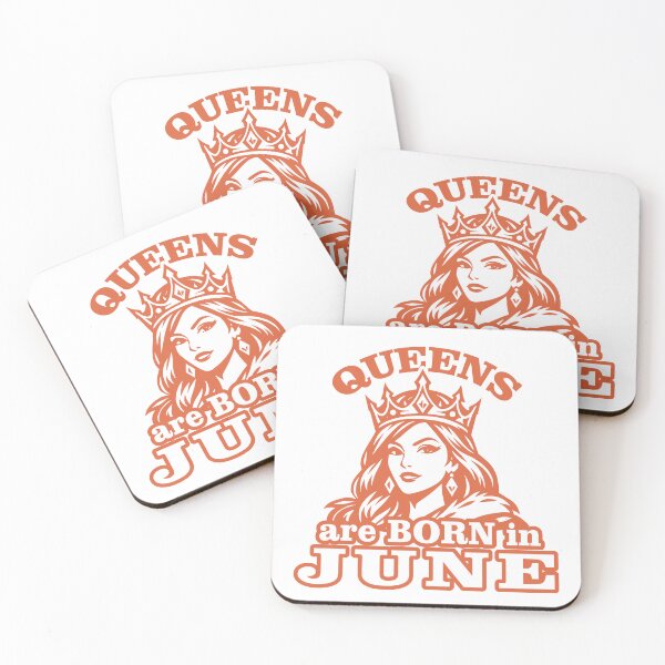Item preview, Queens Are Born in June – Birthday Queen Crown Illustration designed and sold by TipTop GFX.