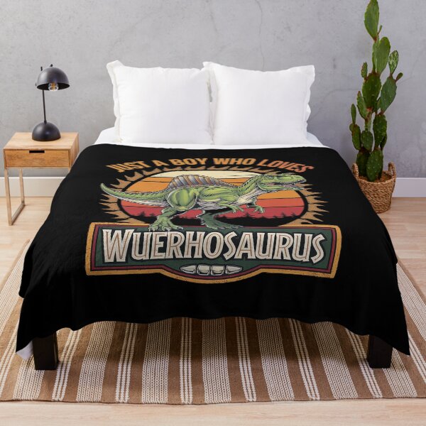 Item preview, Just A Boy Who Loves Wuerhosaurus Dinosaur Prehistoric designed and sold by MarkLeedsArt.