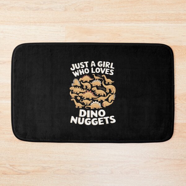 Item preview, Just a Girl Who Loves Dino Nuggets Merch Chicken Nuggets  designed and sold by AquaKiev.
