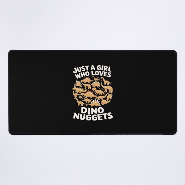 Item preview, Just a Girl Who Loves Dino Nuggets Merch Chicken Nuggets designed and sold by AquaKiev.