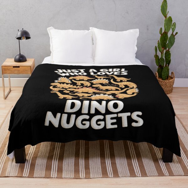 Item preview, Just a Girl Who Loves Dino Nuggets Merch Chicken Nuggets designed and sold by AquaKiev.