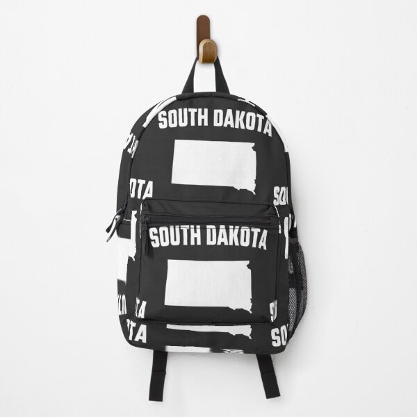 Item preview, South Dakota State Pride - Minimalist White Silhouette Map designed and sold by mashmosh.