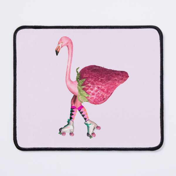 Item preview, Flamingo Inline Skating Skate Fun Design designed and sold by Retr0Tshirts.