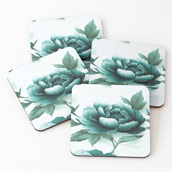 Item preview, Transformative Teal Botanical Bliss designed and sold by Ewa Miller.