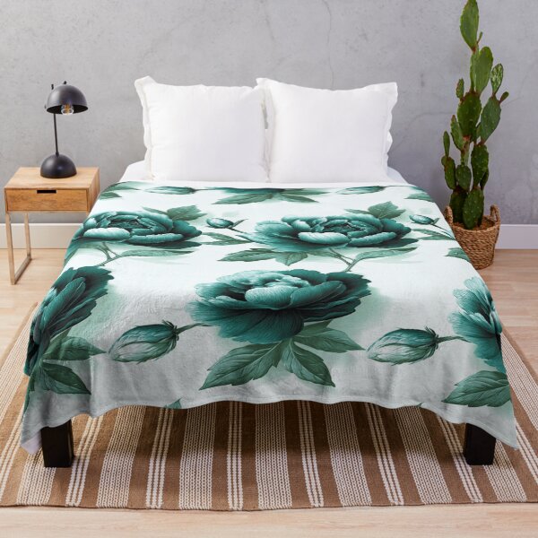 Item preview, Transformative Teal Botanical Bliss designed and sold by Ewa Miller.