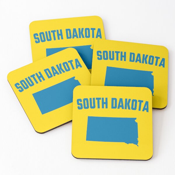 Item preview, South Dakota State Pride - Minimalist Blue Silhouette designed and sold by mashmosh.