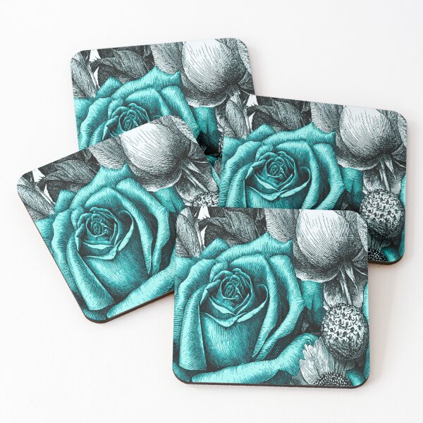Item preview, Transformative Teal Botanical Bliss designed and sold by Ewa Miller.
