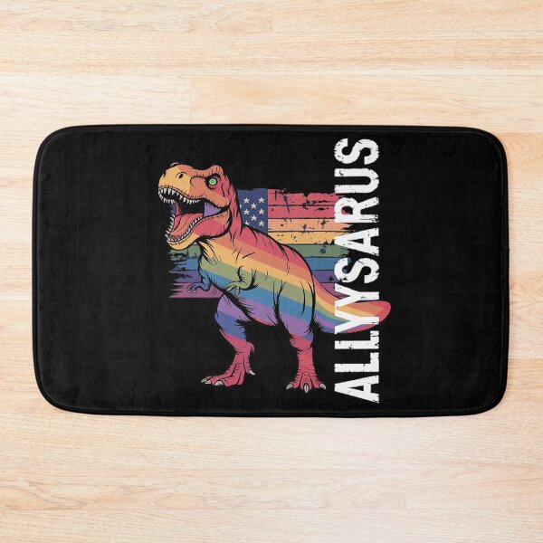 Item preview, Ally Saurus Dinosaur USA Flag LGBT Gay Pride LGBTQ Rainbow  designed and sold by MarryIsMonth.