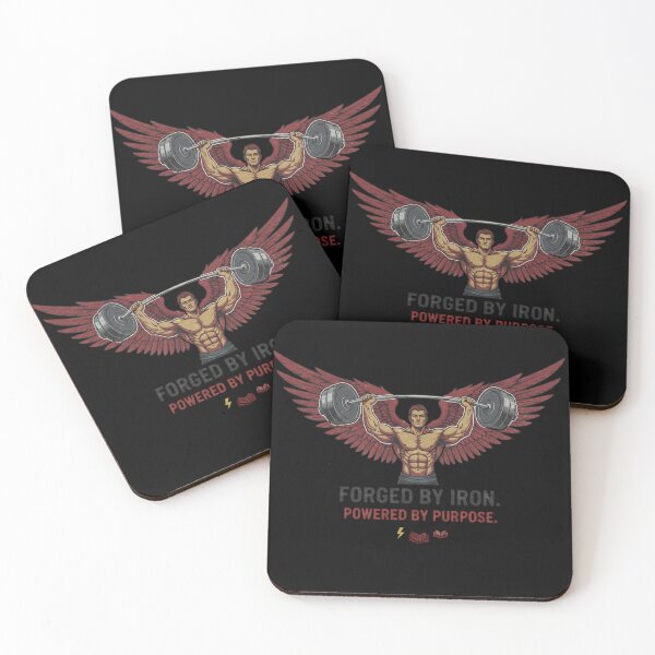Item preview, Forged by Iron Powered by Purpose Angelic Gym Design designed and sold by SAMNagy.