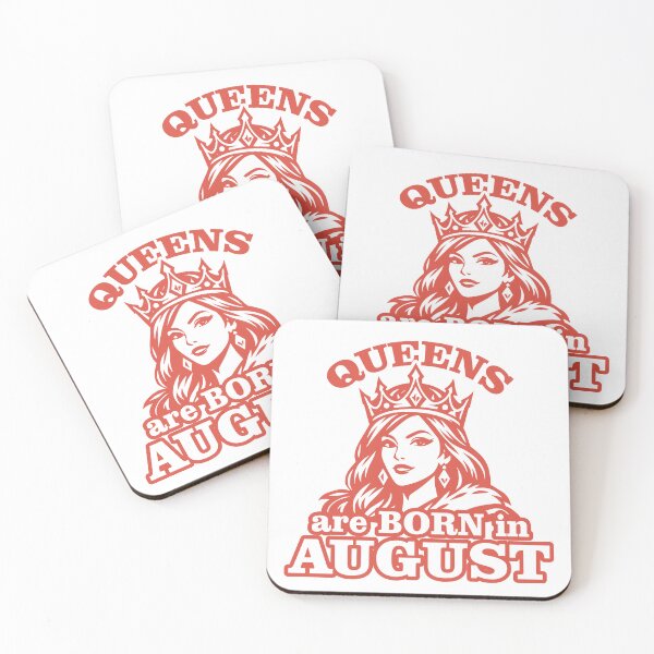 Item preview, Queens Are Born in August – Birthday Queen Crown Illustration designed and sold by TipTop GFX.