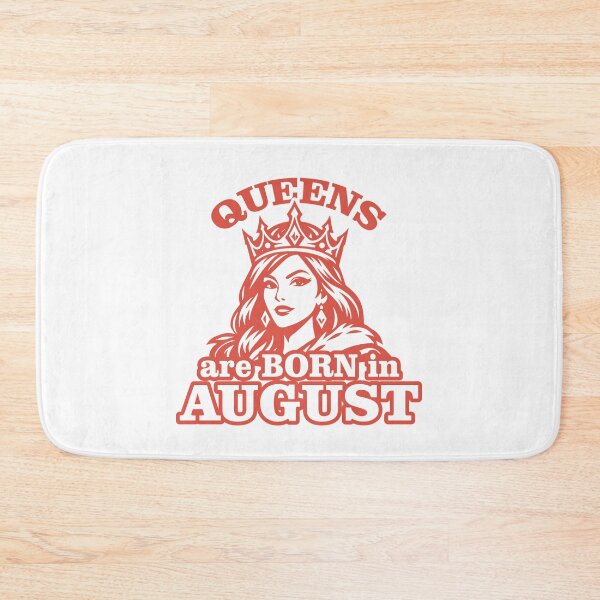 Item preview, Queens Are Born in August – Birthday Queen Crown Illustration designed and sold by TipTop GFX.