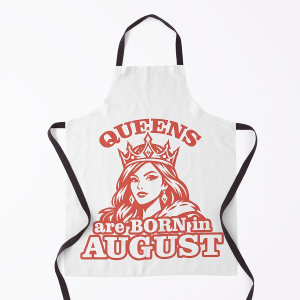 Item preview, Queens Are Born in August – Birthday Queen Crown Illustration designed and sold by TipTop GFX.