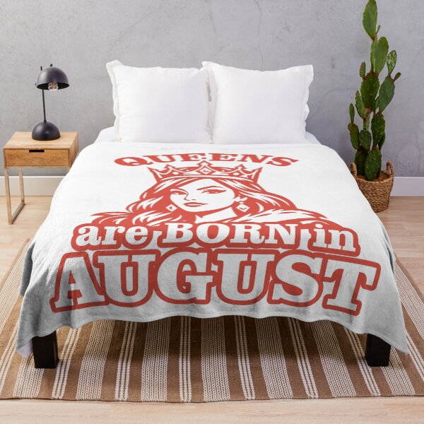 Item preview, Queens Are Born in August – Birthday Queen Crown Illustration designed and sold by TipTop GFX.