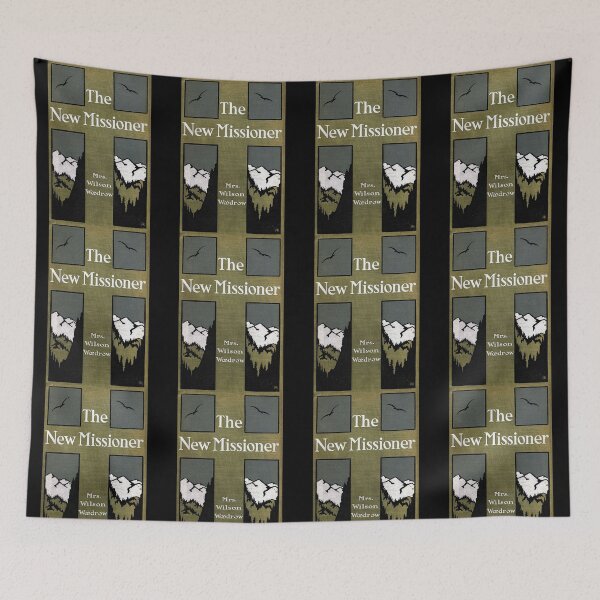Item preview, 'The New Missioner' old cover book of a novel by Mrs. Wilson Woodrow designed and sold by Filologica.