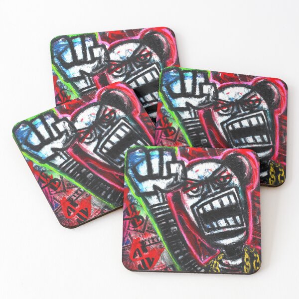 Item preview, GraffitX Chaos Oracle – Abstract Street Surreal Portrait Art designed and sold by Blackcanvas444.